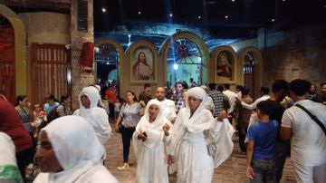 مليونية حب العدرا.. وفود الجالية الإثيوبية والإريترية يشاركون في ختام احتفالات دير درنكة بأسيوط