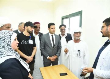 قافلة مطروح الخير تقدم مواد غذائية ورعاية صحية وخدمات اجتماعية بقرية في السلوم