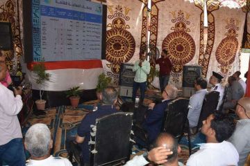 محافظ الأقصر يتفقد الغابة الشجرية الجديدة بالقرنة