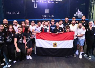 وزير الرياضة يشيد بإنجاز أبطال الاسكواش في بطولة العالم وزير الرياضة يشيد بإنجاز أبطال الاسكواش في بطولة العالم