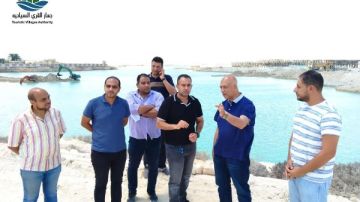مسئولو الإسكان يتفقدون المشروعات الجاري تنفيذها بالقرى السياحية