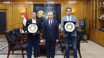 جامعة المنيا تكرم أبنائها الفائزين بجوائز الدولة التشجيعية