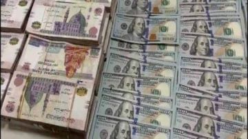 الداخلية تضبط عملات أجنبية بقيمة 8 ملايين جنيه بالسوق السوداء