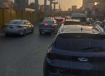 اختناقات مرورية نهاية محور 26 يوليو حتى ميدان لبنان (صور)