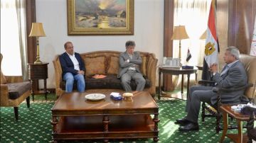 رئيس الأعلى للإعلام يستقبل رئيس الشركة المتحدة للخدمات الإعلامية