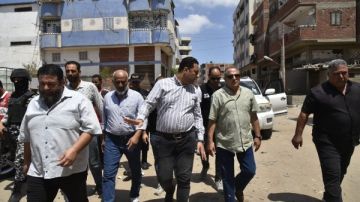 محافظ بورسعيد يتابع أعمال تطوير ورفع كفاءة مدرسة قرية الفتح للتعليم الأساسي