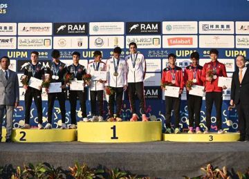 ذهبيتان و برونزية لـ مصر في نهائي الرجال ببطولة العالم لشباب الخماسي الحديث تحت 15 سنة