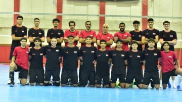 منتخب ناشئي الطائرة في مهمة رسمية بالأردن للمشاركة بالبطولة العربية منتخب ناشئي الطائرة في مهمة رسمية بالأردن للمشاركة بالبطولة العربية