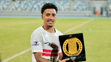 خوان ألفينا رجل مباراة الزمالك ومودرن سبورت بالدوري