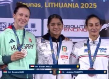 فريدة خليل تتوهج وتحصد ذهبية بطولة العالم للخماسي الحديث فريدة خليل تتوهج وتحصد ذهبية بطولة العالم للخماسي الحديث