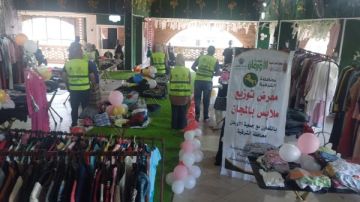 تضامن الشرقية تنظم معرضا للملابس الجديدة لدعم الأسر الأولى بالرعاية بالحسينية