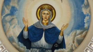 الأنبا توما يترأس قداس عيد العذراء بكنيستها بالقاهرة الجديدة