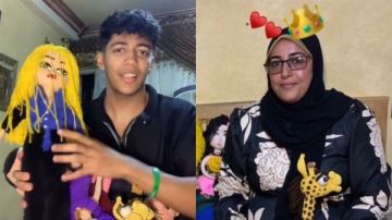 10 ملايين مشاهدة.. شاب يوثق موهبة والدته في صناعة العرائس ويكتسح تيكتوك