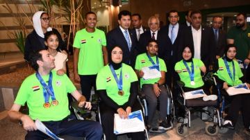 وزير الشباب والرياضة يكرم منتخب البوتشيا بعد تألقه في بطولة إفريقيا