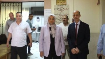 رئيس جامعة بني سويف يتفقد قاعة الاختبارات الإلكترونية بكلية الطب رئيس جامعة بني سويف يتفقد قاعة الاختبارات الإلكترونية بكلية الطب