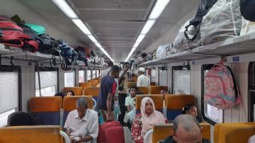 بث مباشر انطلاق القطار الخامس لعودة السودانيين من محطة مصر بث مباشر انطلاق القطار الخامس لعودة السودانيين من محطة مصر