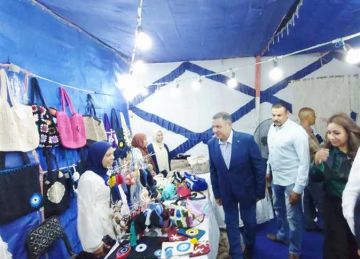 محافظ البحر الأحمر يفتتح معرض إيد حكاية للحرف اليدوية والتراثية بالغردقة