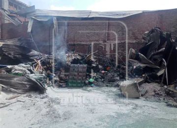 بخسائر تصل لـ3 ملايين.. بدء التحقيق في حريق مصنع البلاستيك بدمياط