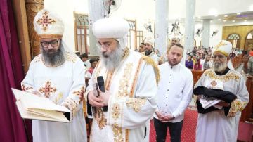 رسامة دياكون جديد بإيبارشية أبو قرقاص على يد الأنبا فيلوباتير