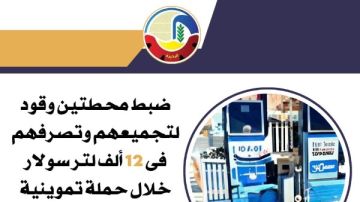 ضبط محطتي وقود بالبحيرة تتلاعبان بـ12 ألف لتر سولار في السوق السوداء