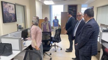 وزير الثقافة يتفقد مبنى الوزارة بالعاصمة الإدارية الجديدة ويوجه بخطة متكاملة لتدريب العاملين وتوحيد الهوية البصرية وزير الثقافة يتفقد مبنى الوزارة بالعاصمة الإدارية الجديدة ويوجه بخطة متكاملة لتدريب العاملين وتوحيد الهوية البصرية