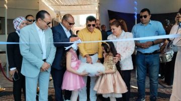 وزير الشباب يفتتح ملعب مركز شباب المعمورة عقب تطويره وزير الشباب يفتتح ملعب مركز شباب المعمورة عقب تطويره