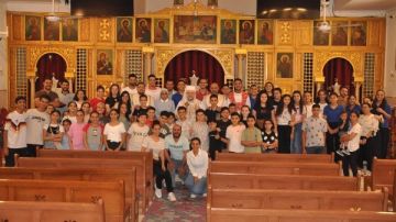 الأنبا مرقس يترأس التصفيات النهائية للمسابقة الكتابية بايبارشية القوصية