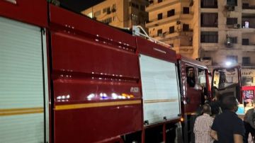 حريق داخل مستشفى الحسين الجامعي.. وسيارات الإطفاء تحاول السيطرة عليه حريق داخل مستشفى الحسين الجامعي.. وسيارات الإطفاء تحاول السيطرة عليه