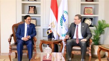 رئيس التنظيم والإدارة يبحث مع مدير المنظمة العربية للتنمية تعزيز التعاون الإداري