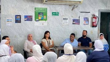 وكيل صحة البحر الأحمر يلتقي فريق التمريض بمستشفى الغردقة