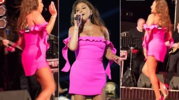 إليسا تنجح في تجنب السقوط على المسرح خلال حفل الساحل الشمالي