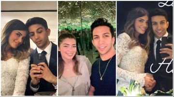 في عيد ميلادها الـ 22.. 10 صور رومانسية لـ ليلى أحمد زاهر رفقة زوجها