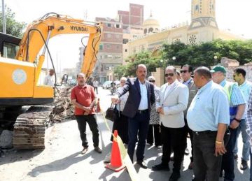 محافظ الشرقية يتفقد أعمال تعديل قطر خط طرد تصريف مياه الأمطار بنفق عرابي محافظ الشرقية يتفقد أعمال تعديل قطر خط طرد تصريف مياه الأمطار بنفق عرابي