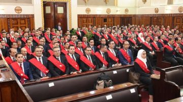 مراسم أداء اليمين القانونية لأعضاء هيئة قضايا الدولة صور