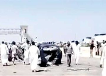 مصرع شخصين وإصابة 18 فى حادث سير بطريق مطروح - الضبعة مصرع شخصين وإصابة 18 فى حادث سير بطريق مطروح - الضبعة