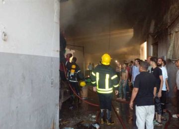 حريق هائل بمصنع قطن في الغربية.. و4 سيارات إطفاء لإخماده