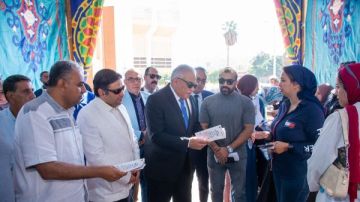 رئيس جامعة طنطا يتفقد مقر الإدارة الطبية في مجمع الكليات بسبرباي