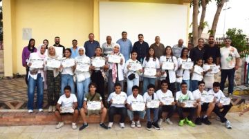 نادي سلام بورسعيد البحرى يكرم 1000 لاعب لمشاركتهم بالأكاديميات الرياضية