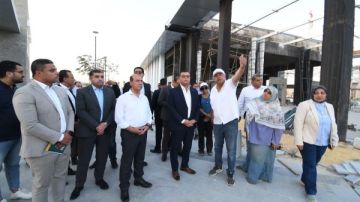 وزير الإسكان يقوم بجولة مفاجئة بمشروع حدائق تلال الفسطاط بمنطقة مصر القديمة بالقاهرة وزير الإسكان يقوم بجولة مفاجئة بمشروع حدائق تلال الفسطاط بمنطقة مصر القديمة بالقاهرة