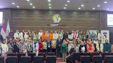 القومي للمرأة ينظم لقاء توعويا لرفع وعي المجتمع الجامعي بدور المجلس القومي للمرأة ينظم لقاء توعويا لرفع وعي المجتمع الجامعي بدور المجلس