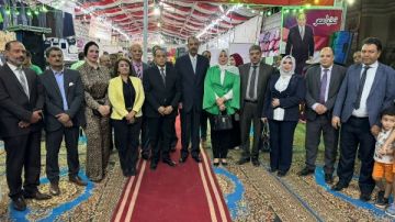 افتتاح معرض أهلا مدارس بسوهاج بأسعار مناسبة لتخفيف الأعباء عن المواطنين