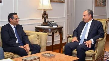 وزير الخارجية يعرب عن تقديره لدور الصحفيين في الدفاع عن القضايا والمصالح الوطنية