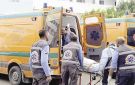إصابة 11 شخصا في 3 حوادث طرق متفرقة بأسوان - eg