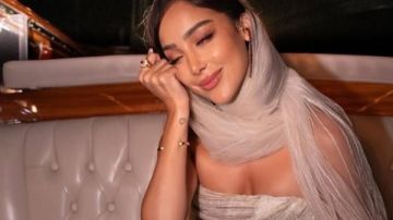 بسمة بوسيل تثير غضب السوشيال ميديا بحجاب وفستان مكشوف