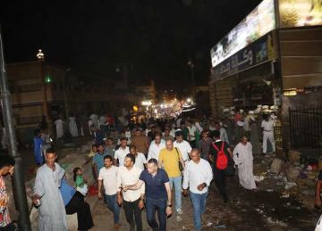 عربات ومفروشات وأكشاك.. إزالة 500 إشغال خلال حملة موسعة على سوق السيل بأسوان