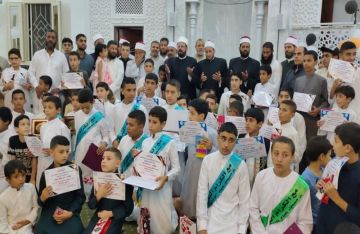 تكريم 200 طفل بختام الموسم الصيفي التثقيفي للنشء في مسجد عباد الوهاب بمطروح
