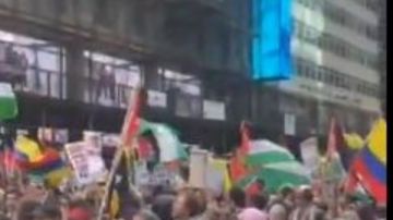 مظاهرات حاشدة في نيويورك خلال خطاب نتنياهو تطالب بإنهاء الحرب في غزة