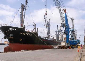 ميناء دمياط تستقبل 23 سفينة متنوعة