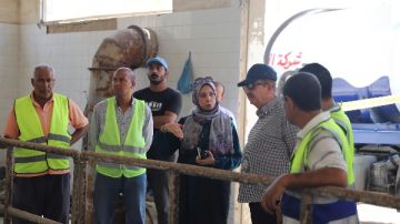جولة تفقدية لرئيس شركة الصرف الصحي بمنطقة الجمرك لمتابعة المشروعات جولة تفقدية لرئيس شركة الصرف الصحي بمنطقة الجمرك لمتابعة المشروعات