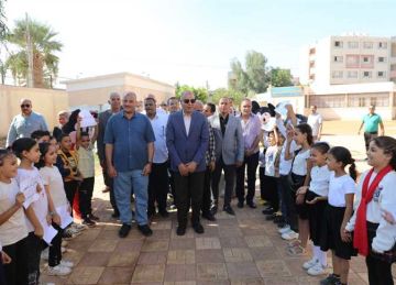 ضمن برنامج المدارس الآمنة .. رفع كفاءة وصيانة مدرسة الشهيد رجب في المنيا